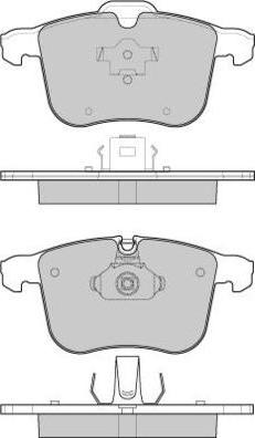 E.T.F. 12-1109 - Bremžu uzliku kompl., Disku bremzes autospares.lv