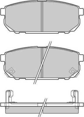 AutomotiveAdriado GLBP0587 - Bremžu uzliku kompl., Disku bremzes autospares.lv