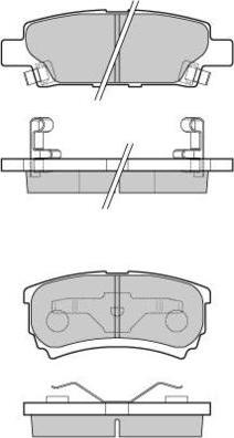 E.T.F. 12-1106 - Bremžu uzliku kompl., Disku bremzes www.autospares.lv