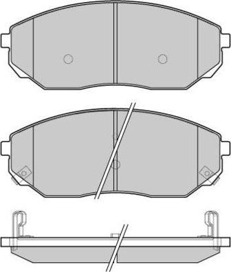 E.T.F. 12-1116 - Bremžu uzliku kompl., Disku bremzes www.autospares.lv