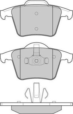 E.T.F. 12-1110 - Bremžu uzliku kompl., Disku bremzes www.autospares.lv