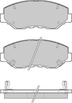 Starline S BD S356 - Bremžu uzliku kompl., Disku bremzes www.autospares.lv