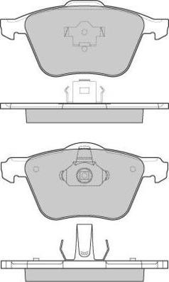 E.T.F. 12-1187 - Bremžu uzliku kompl., Disku bremzes www.autospares.lv