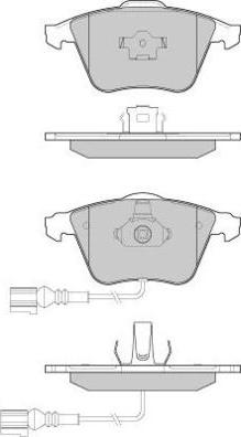 E.T.F. 12-1136 - Bremžu uzliku kompl., Disku bremzes autospares.lv