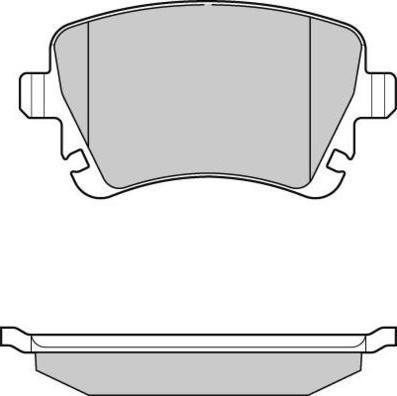 E.T.F. 12-1130 - Тормозные колодки, дисковые, комплект www.autospares.lv