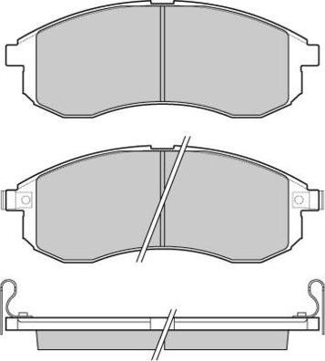 E.T.F. 12-1132 - Bremžu uzliku kompl., Disku bremzes www.autospares.lv