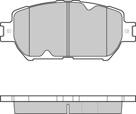 Akebono ACT908 - Bremžu uzliku kompl., Disku bremzes www.autospares.lv