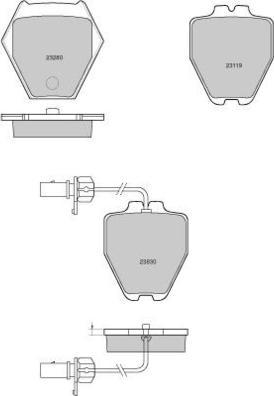 E.T.F. 12-1121 - Тормозные колодки, дисковые, комплект www.autospares.lv