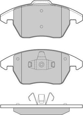 E.T.F. 12-1174 - Bremžu uzliku kompl., Disku bremzes www.autospares.lv