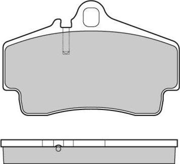 E.T.F. 12-1176 - Тормозные колодки, дисковые, комплект www.autospares.lv