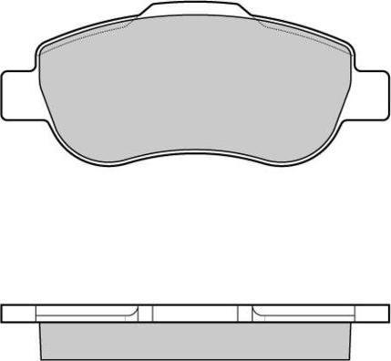 E.T.F. 12-1178 - Brake Pad Set, disc brake www.autospares.lv