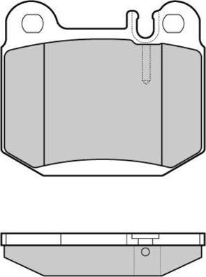 E.T.F. 12-1177 - Тормозные колодки, дисковые, комплект www.autospares.lv