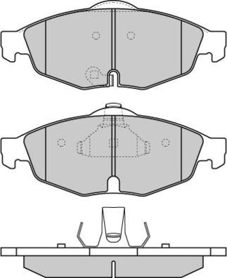 HELLA T1515 - Bremžu uzliku kompl., Disku bremzes www.autospares.lv