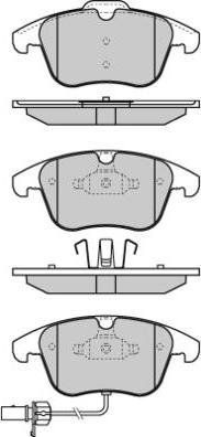 E.T.F. 12-1348 - Тормозные колодки, дисковые, комплект www.autospares.lv