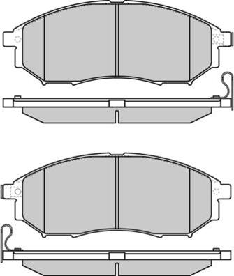 E.T.F. 12-1350 - Bremžu uzliku kompl., Disku bremzes www.autospares.lv