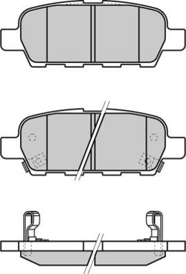 E.T.F. 12-1351 - Bremžu uzliku kompl., Disku bremzes www.autospares.lv