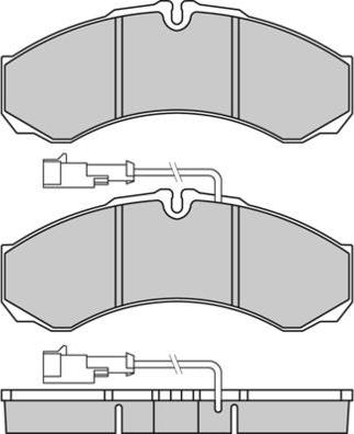 E.T.F. 12-1361 - Brake Pad Set, disc brake www.autospares.lv