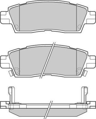 E.T.F. 12-1309 - Bremžu uzliku kompl., Disku bremzes www.autospares.lv