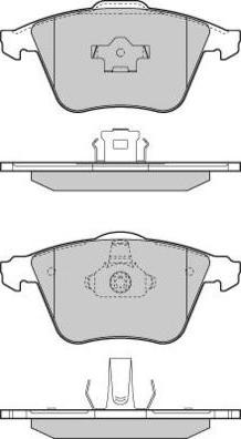 E.T.F. 12-1301 - Тормозные колодки, дисковые, комплект www.autospares.lv