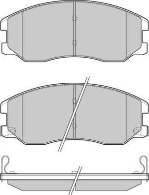 E.T.F. 12-1303 - Bremžu uzliku kompl., Disku bremzes www.autospares.lv