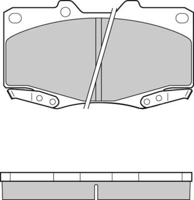 E.T.F. 12-1319 - Brake Pad Set, disc brake www.autospares.lv