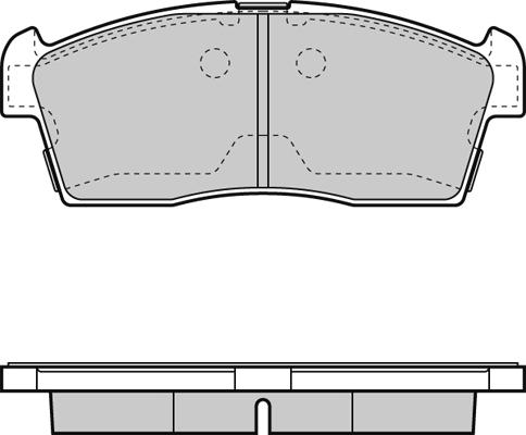 E.T.F. 12-1380 - Bremžu uzliku kompl., Disku bremzes www.autospares.lv