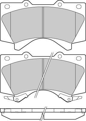 E.T.F. 12-1381 - Bremžu uzliku kompl., Disku bremzes www.autospares.lv