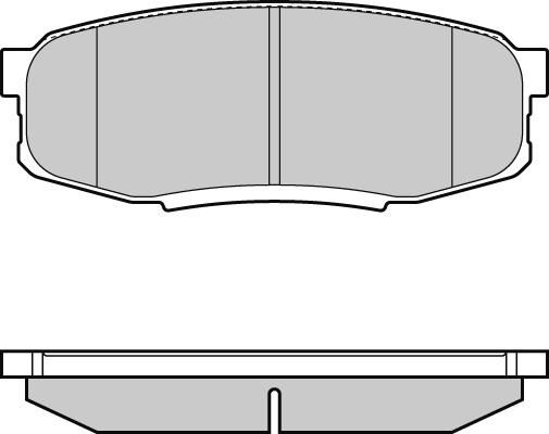 E.T.F. 12-1382 - Тормозные колодки, дисковые, комплект www.autospares.lv