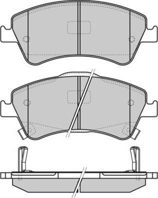 Valeo 671059 - Bremžu uzliku kompl., Disku bremzes www.autospares.lv