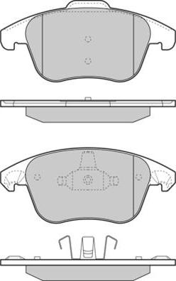 E.T.F. 12-1330 - Bremžu uzliku kompl., Disku bremzes www.autospares.lv