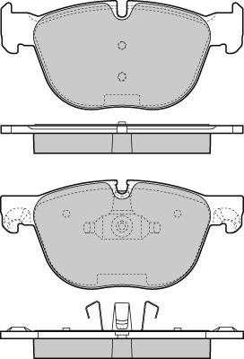 E.T.F. 12-1371 - Тормозные колодки, дисковые, комплект www.autospares.lv