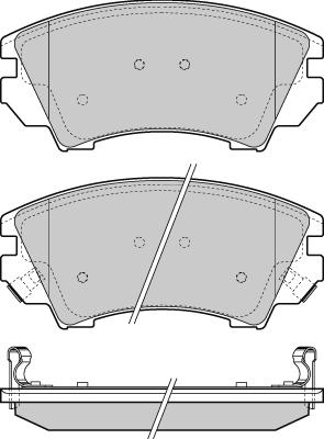 E.T.F. 12-1377 - Bremžu uzliku kompl., Disku bremzes www.autospares.lv