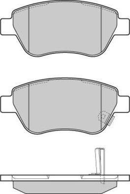 E.T.F. 12-1294 - Тормозные колодки, дисковые, комплект www.autospares.lv