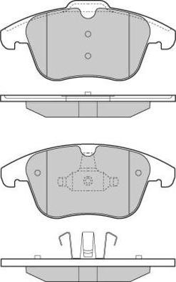 E.T.F. 12-1297 - Тормозные колодки, дисковые, комплект www.autospares.lv