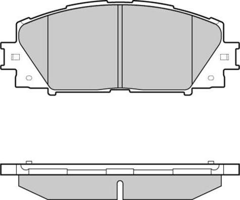 E.T.F. 12-1249 - Тормозные колодки, дисковые, комплект www.autospares.lv