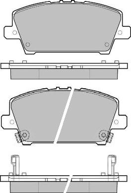 E.T.F. 12-1245 - Bremžu uzliku kompl., Disku bremzes www.autospares.lv