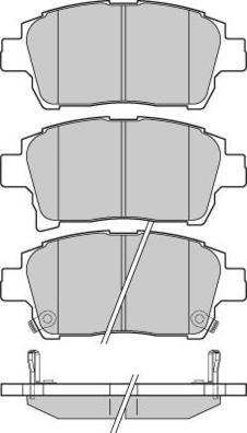 E.T.F. 12-1201 - Bremžu uzliku kompl., Disku bremzes autospares.lv