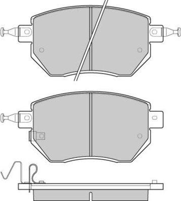 DJ Parts BP1409 - Bremžu uzliku kompl., Disku bremzes www.autospares.lv