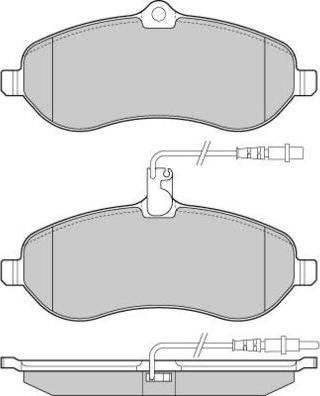 DJ Parts BP2793 - Bremžu uzliku kompl., Disku bremzes www.autospares.lv