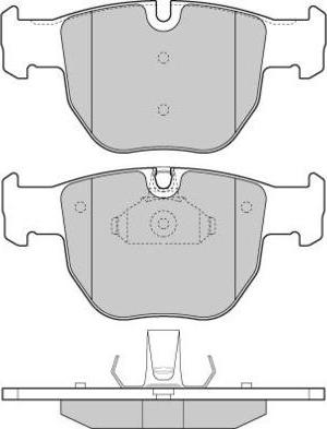 WXQP 141217 - Тормозные колодки, дисковые, комплект www.autospares.lv