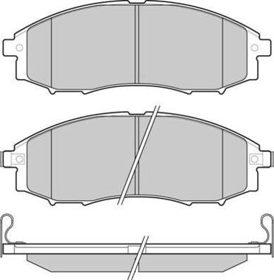 E.T.F. 12-1230 - Bremžu uzliku kompl., Disku bremzes www.autospares.lv