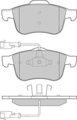 E.T.F. 12-1231 - Тормозные колодки, дисковые, комплект www.autospares.lv