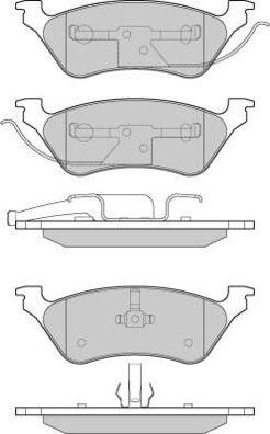 E.T.F. 12-1220 - Bremžu uzliku kompl., Disku bremzes autospares.lv