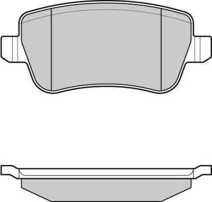 E.T.F. 12-1227 - Тормозные колодки, дисковые, комплект www.autospares.lv