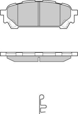 E.T.F. 12-1270 - Bremžu uzliku kompl., Disku bremzes www.autospares.lv