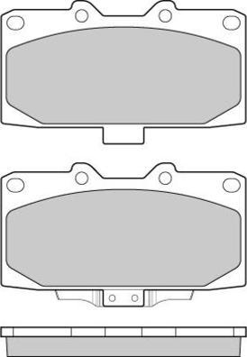 E.T.F. 12-1271 - Brake Pad Set, disc brake www.autospares.lv