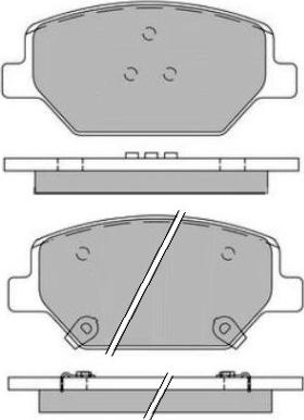 E.T.F. 12-1764 - Bremžu uzliku kompl., Disku bremzes www.autospares.lv