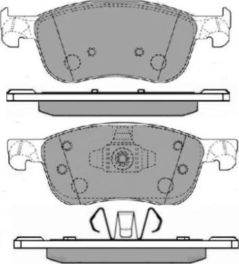 Protechnic PRP1955 - Bremžu uzliku kompl., Disku bremzes www.autospares.lv