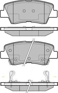 E.T.F. 12-1780 - Bremžu uzliku kompl., Disku bremzes autospares.lv