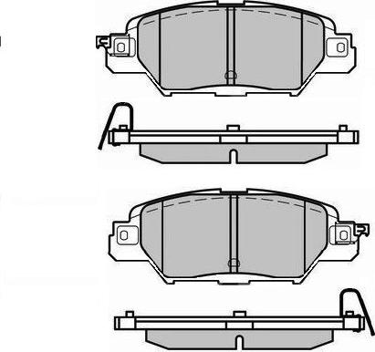 Magneti Marelli P49053MM - Bremžu uzliku kompl., Disku bremzes www.autospares.lv